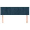 Pack 2 Uds Cabeceros Cama | Panel De Cabeceras Terciopelo Azul Oscuro 72x5x78/88 Cm Cfw642579