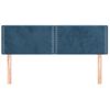 Pack 2 Uds Cabeceros Cama | Panel De Cabeceras Terciopelo Azul Oscuro 72x5x78/88 Cm Cfw773727