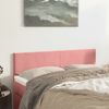 Pack 2 Uds Cabeceros Cama | Panel De Cabeceras Terciopelo Rosa 72x5x78/88 Cm Cfw816370