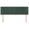 Pack 2 Uds Cabeceros Cama | Panel De Cabeceras Terciopelo Verde Oscuro 72x5x78/88 Cm Cfw182993