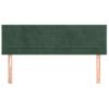 Pack 2 Uds Cabeceros Cama | Panel De Cabeceras Terciopelo Verde Oscuro 72x5x78/88 Cm Cfw382142