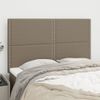 Pack 4 Uds Cabeceros Cama | Panel De Cabeceras Tela Gris Taupe 72x5x78/88 Cm Cfw632352