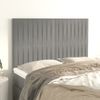 Pack 4 Uds Cabeceros Cama | Panel De Cabeceras Terciopelo Gris Claro 72x5x78/88 Cm Cfw491547