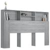 Mueble Cabecero Cama | Panel De Cabecera Color Gris Sonoma 160x19x103,5 Cm Cfw590920