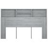 Mueble Cabecero Cama | Panel De Cabecera Color Gris Sonoma 160x19x103,5 Cm Cfw590920