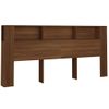 Mueble Cabecero Cama | Panel De Cabecera Color Roble Marrón 220x18,5x104,5 Cm Cfw618856