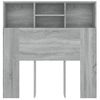 Mueble Cabecero Cama | Panel De Cabecera Gris Sonoma 100x19x103,5 Cm Cfw430227