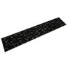 Alfombra De Cocina | Tapete Para La Cocina Lavable Terciopelo Morning Negro 60x300 Cm Cfw729610