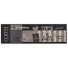 Alfombra De Cocina | Tapete Para La Cocina Lavable Terciopelo Negro Café 45x150 Cm Cfw729614