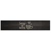 Alfombra De Cocina | Tapete Para La Cocina Lavable Terciopelo Negro Taza 60x300 Cm Cfw729621