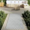 Alfombra De Exterior | Alfombra De Jardín Pp Gris 80x150 Cm Cfw729831