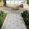 Alfombra De Exterior | Alfombra De Jardín Pp Gris 80x250 Cm Cfw729833