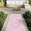 Alfombra De Exterior | Alfombra De Jardín Pp Rosa 80x250 Cm Cfw729920