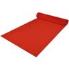 Alfombra De Dormitorio | Felpudo | Alfombra De Pasillo Roja 1 X 20 M Muy Densa 400 G / M² Cfw730098