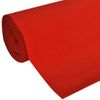 Alfombra De Dormitorio | Felpudo | Alfombra De Pasillo Roja 1 X 5 M, Muy Densa 400 G / M² Cfw730099