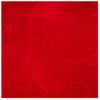 Alfombra De Salón | Alfombra De Pelo Corto Suave Lavable Huarte Rojo 200x200 Cm Cfw730489