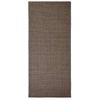 Alfombra De Dormitorio | Felpudo | Alfombra De Sisal Para Rascador Marrón 66x150 Cm Cfw730658