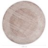 Alfombra De Dormitorio | Felpudo | Alfombra Lavable Antideslizante Beige 120 Cm Cfw730880