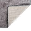 Alfombra De Dormitorio | Felpudo | Alfombra Lavable Antideslizante Gris 150x230 Cm Cfw730899