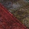 Alfombra De Dormitorio | Felpudo | Alfombra Lavable Patchwork Antideslizante Multicolor Φ120 Cm Cfw730998