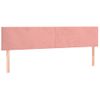 Cama Doble | Cama Box Spring | Cama Para Adultos Con Colchón Terciopelo Rosa 180x200 Cm Cfw218602