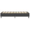 Cama Individual | Cama Box Spring | Cama Para Adultos Tela Gris Oscuro 90x200 Cm Cfw927452