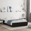 Cama Matrimonial | Cama Para Adultos | Cama Con Cajones Madera De Ingeniería Negro 120x190 Cm Cfw204341