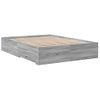 Cama Para Adultos | Cama Con Cajones Madera Ingeniería Gris Sonoma 140x190 Cm Cfw34429