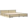 Cama Matrimonial | Cama Para Adultos | Cama Con Cajones Madera Ingeniería Roble Sonoma 180x200 Cm Cfw12593