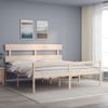 Cama Matrimonial | Cama Para Adultos | Cama De Matrimonio Para Personas Mayores Cabecero Madera Maciza Cfw277005