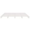 Cama Para Adultos | Cama De Palets Madera Maciza Pino Blanca King Size 150x200 Cm Cfw225213