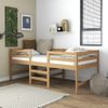 Cama Para Adultos | Cama Media-alta Madera Maciza De Pino Marrón Miel 90x200 Cm Cfw209830