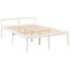 Cama Matrimonial | Cama Para Adultos | Cama Para Personas Mayores Con Cabecero Madera Maciza 140x190cm Cfw558690