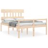 Cama Matrimonial | Cama Para Adultos | Cama Para Personas Mayores Con Cabecero Madera Maciza 140x200cm Cfw705152