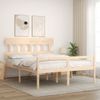 Cama Para Adultos | Cama Para Personas Mayores Con Cabecero Madera Maciza 160x200cm Cfw506860