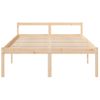 Cama Para Adultos | Cama Para Personas Mayores Madera Maciza De Pino 140x190 Cm Cfw194631