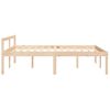 Cama Para Adultos | Cama Para Personas Mayores Madera Maciza De Pino 140x190 Cm Cfw194631