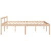 Cama Para Adultos | Cama Para Personas Mayores Madera Maciza De Pino 150x200 Cm Cfw128225