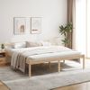 Cama Para Adultos | Cama Para Personas Mayores Madera Maciza De Pino 200x200 Cm Cfw812248