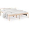 Cama Para Adultos | Cama Para Personas Mayores Madera Maciza De Pino 200x200 Cm Cfw812248