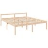 Cama Para Adultos | Cama Para Personas Mayores Madera Maciza De Pino 200x200 Cm Cfw812248