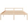 Cama Para Adultos | Cama Para Personas Mayores Madera Maciza De Pino 200x200 Cm Cfw812248