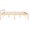 Cama Para Adultos | Cama Para Personas Mayores Madera Maciza De Pino 200x200 Cm Cfw812248