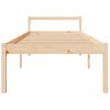 Cama Para Adultos | Cama Para Personas Mayores Madera Maciza De Pino 90x190 Cm Cfw617365