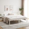 Cama Para Adultos | Cama Para Personas Mayores Madera Maciza Pino Blanca 180x200 Cm Cfw262243