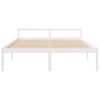 Cama Para Adultos | Cama Para Personas Mayores Madera Maciza Pino Blanca 180x200 Cm Cfw262243