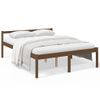 Cama Para Adultos | Cama Personas Mayores Madera Maciza Pino Marrón Miel 150x200 Cm Cfw286227