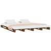 Cama Para Adultos | Camas De Palets Madera Maciza Pino Marrón Miel 140x190 Cm Cfw789906