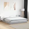 Cama Matrimonial | Cama Para Adultos | Estructura Cama Con Luces Led Madera Gris Sonoma 160x200 Cm Cfw72651