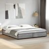 Cama Matrimonial | Cama Para Adultos | Estructura Cama Madera Ingeniería Metal Gris Sonoma 180x200 Cm Cfw43387